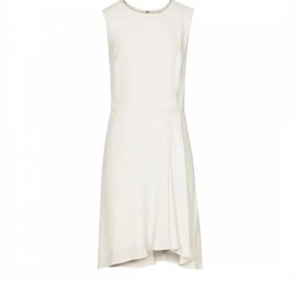Reiss NWT Rhodia Novelty Neckline White Dress. Size 6